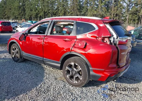 2018 Honda Cr-V Touring from USA, damaged, VIN 2HKRW2H95JH689283